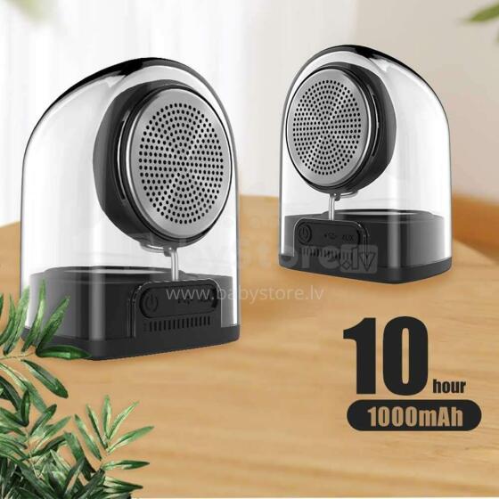 Devia Crystal Series TWS Speaker with Silicon Case (2pcs) Black