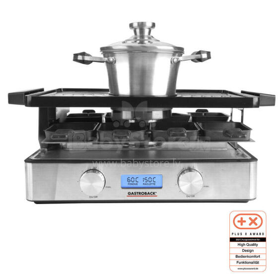 Gastroback 42562 Design Raclette-Fondue Advanced Plus