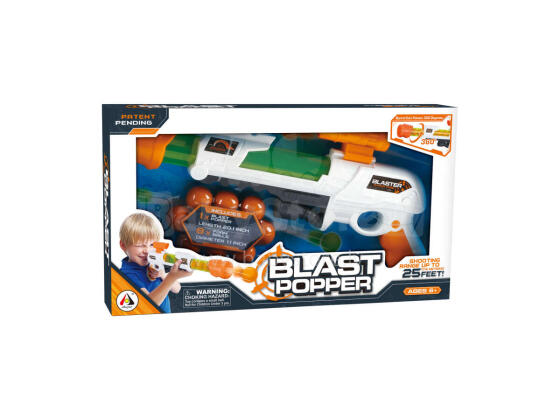 Blast popper set with 8 balls