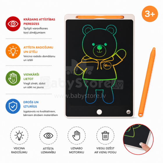 Bo LCD Board Art.165564 drawing tablet, 10.5"