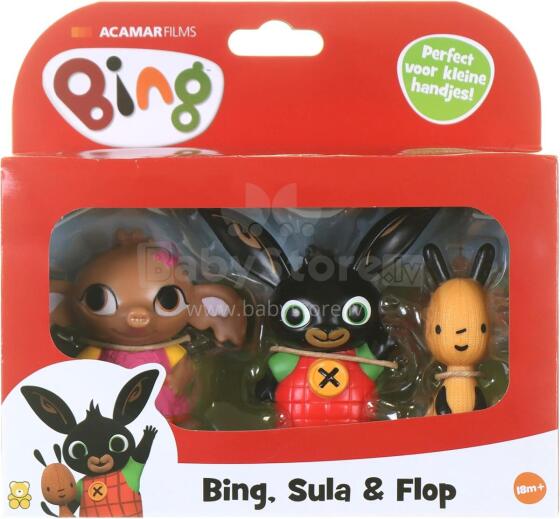 Bing Figure Art.165567 Figurines 3-pack - Bing & Flop