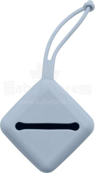 Bibs Pacifier Case Art.165573 Dusty Blue