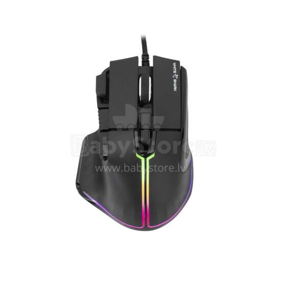 White Shark GM-9006 MARROK Black RGB / 12.000 dpi