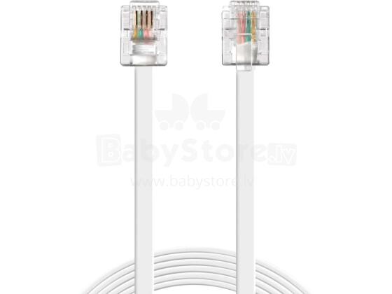 Sandberg 502-53 Telephone RJ11-RJ11 10m, 6P4C