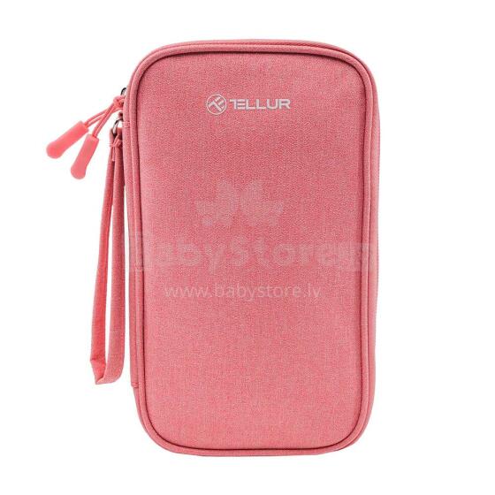 Tellur Universal travel cable organiser Pink