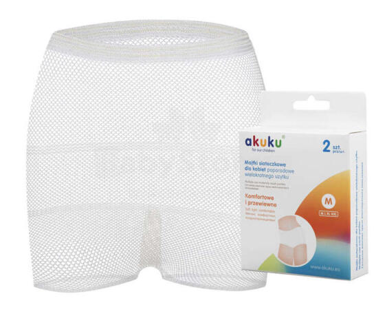 AKUKU Art.A0236 Multiple-use maternity mesh pants (size XXL, 2 pcs)