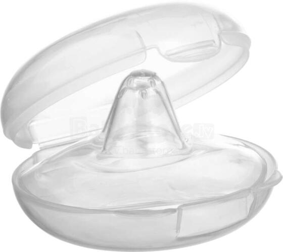 AKUKU Art.A0249 Silicone nipple protectors in case (2 pcs)