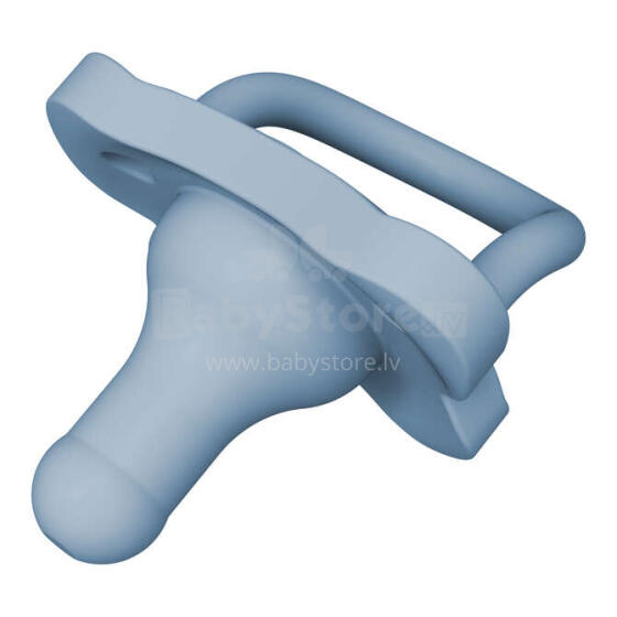 PS11008 HappyPaci One-Piece Silicone Pacifier - 0m+, Blue, 1-Pack