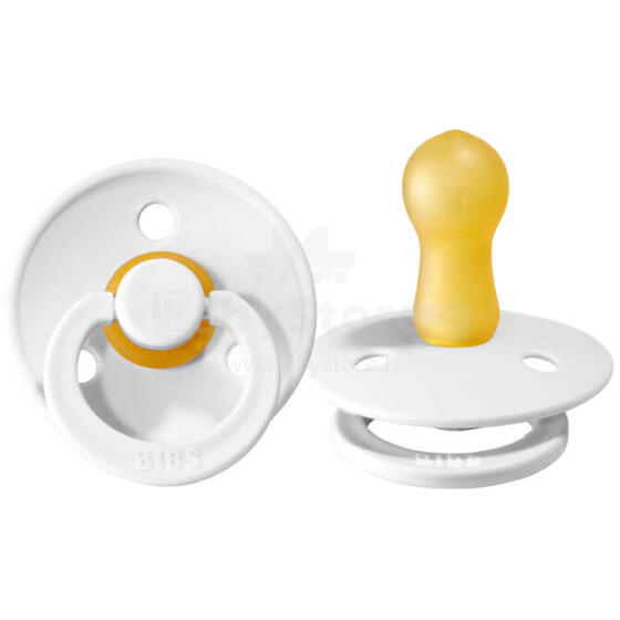 200211 PACIFIER BIBS WHITE 6+ (M)