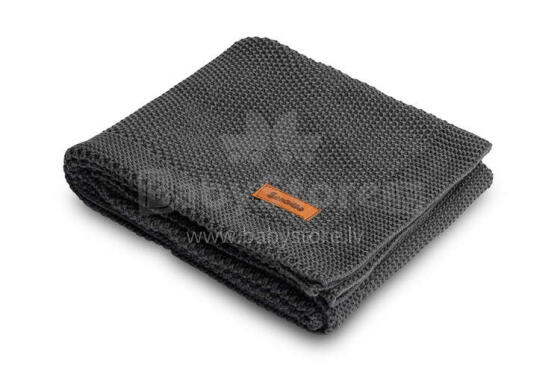 Knitted Blanket – graphite