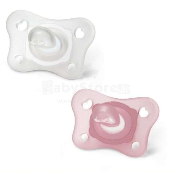 128419 teat PHYSIOFORMA , MINI SILICONE 0-2M 2PCS GIRL