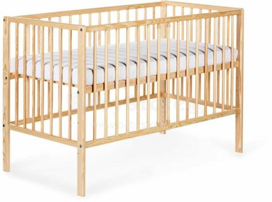 Klups Radek X(Frank) Wooden baby bed 120x60cm