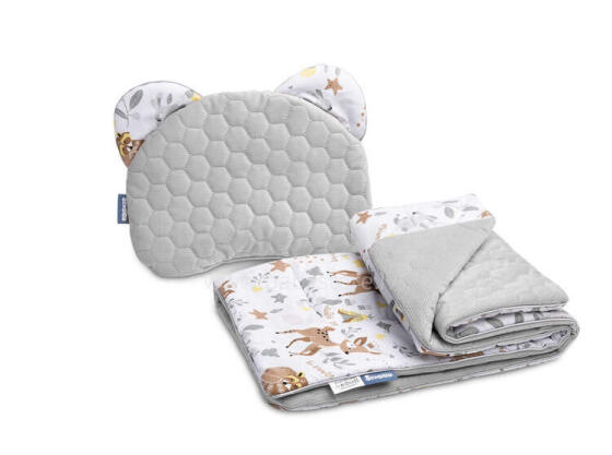 Velvet Pushchair Set – white forest adventure