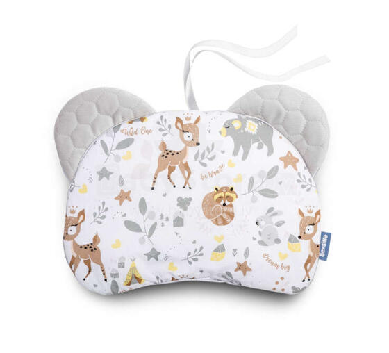 CUSHION FOR STROLLER VELVET WHITE FOREST ADVENTURE
