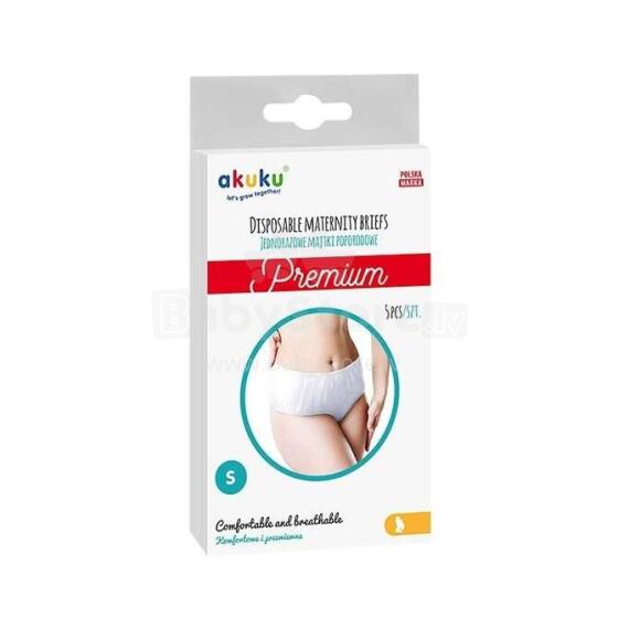 AKUKU Art.A0549 Single-use postpartum panties (size S, 5 pcs)