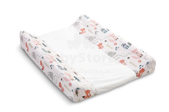 Sensillo Changinh Pad Sheet Foxes Art.167030 Universal soft cover for changing surface 50x70 cm