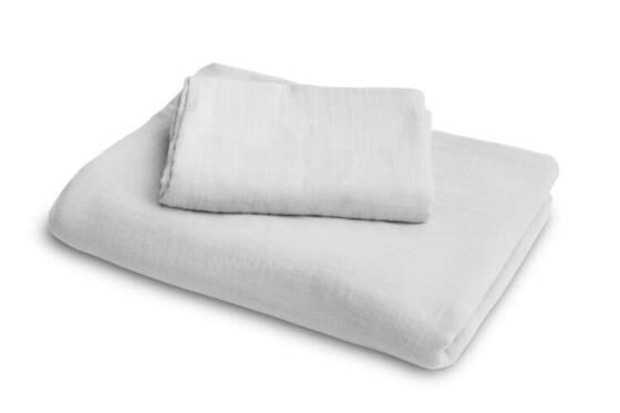 2-element muslin bedding GREY 100X135 CM