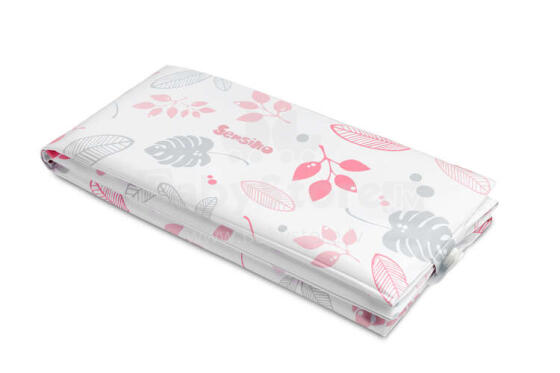 Tourist mat/changing mat – FLORAL PINK