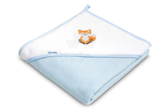 TERRY BATH COVER 100X100 BLUE FOX