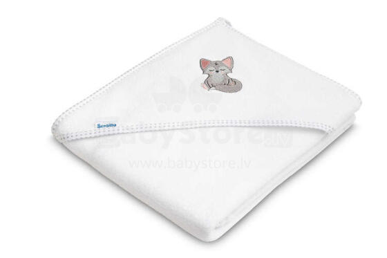 TERRY BATH COVER 100X100 WHITE WOLF