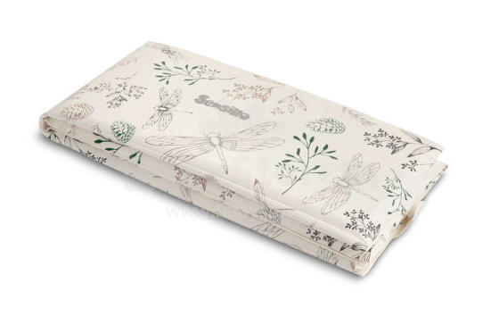 Tourist mat/changing mat – botanical FIREFLIES