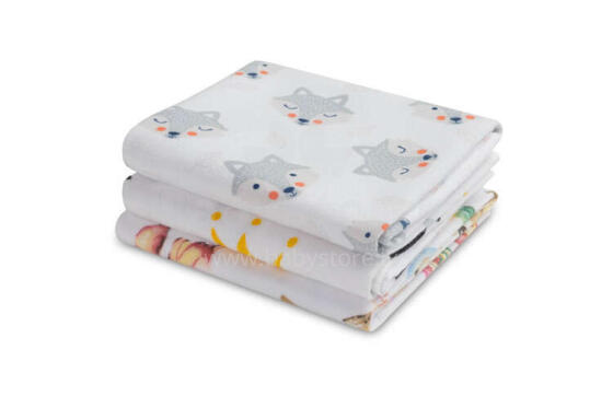 OILCLOTH DIAPER GIRL (3PCS)