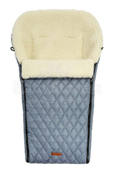 QUILTED WOOL ROMPER BAG GRAPHITE