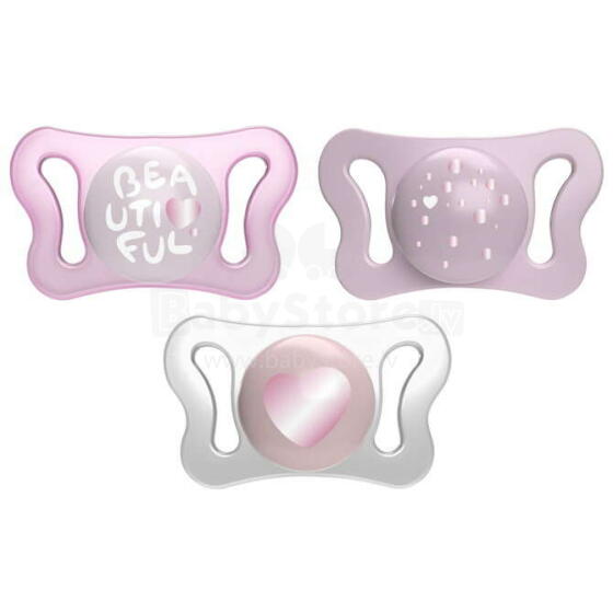 156016 PHYSIO MICRO SILICONE pacifier 0-2 PINK 2 PCS