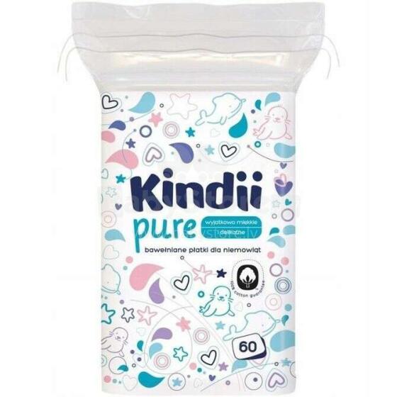 KINDII COTTON PADS PUER 60SZT 20507