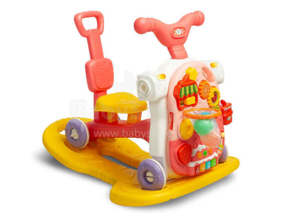 MULTIFUNCTIONAL WALKER TOY 5IN1 PINK
