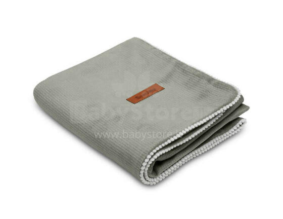 VELVET BLANKET GREY 75X100
