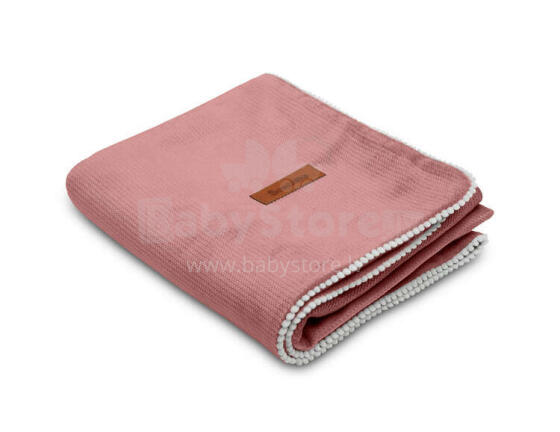 VELVET BLANKET DIRTY PINK 75X100