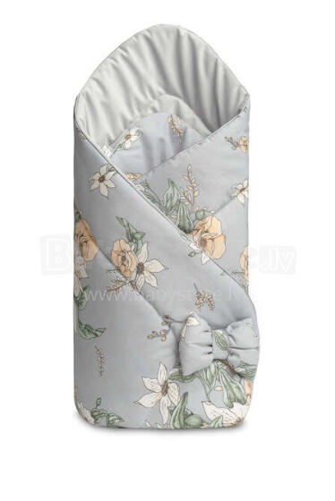 Baby Nest Cone Wrap VELVET LILLY GREY 75x75