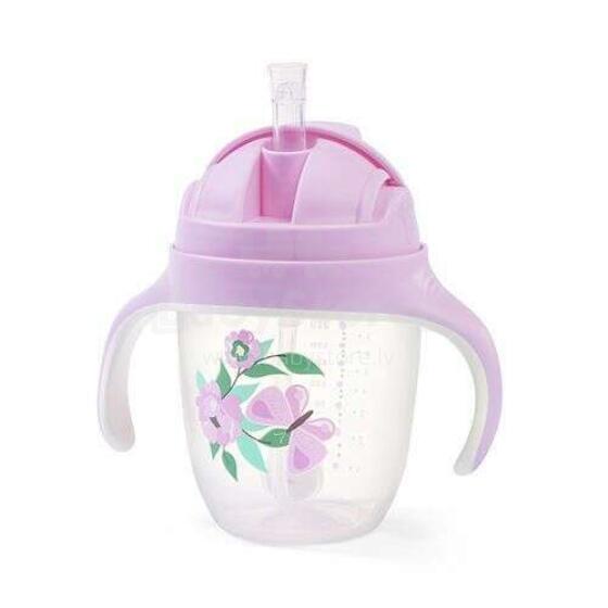 1464/05 Sippy cup with weighted straw PURPLE