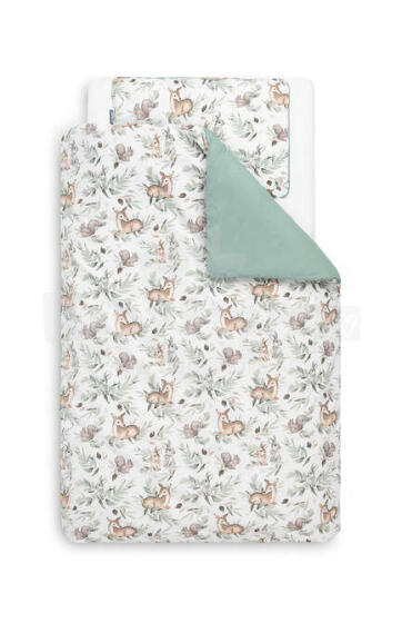 TWO-ELEMENT YEAR-ROUND BEDDING 100X135, 60x40 DEERS MINT