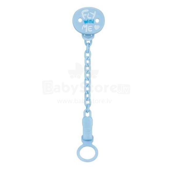 157136 CHAIN WITH PACIFIC CLIP BLUE