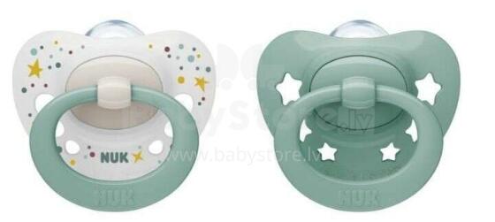 2300 SIGNATUR SILICONE pacifier 0-6 2PCS 2PCS/BOX 525271, 730638