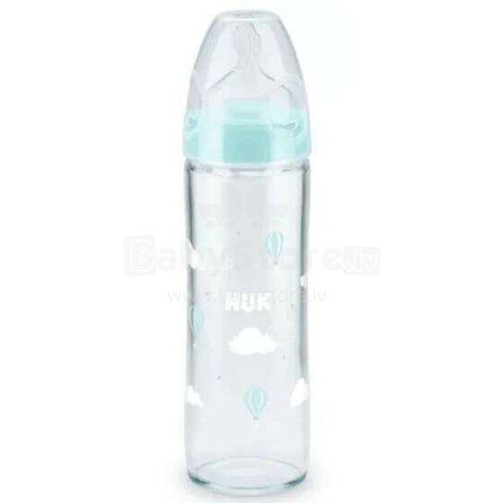 1342 GLASS BOTTLE 240ML CLASSIC 0-6 527884, 745080 BLUE
