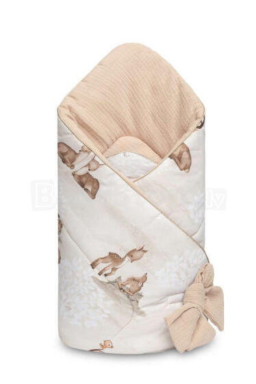 BABY NEST CONE WRAP BROWN COPSE 75x75