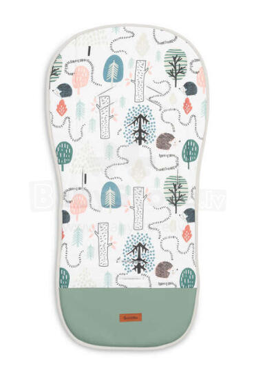 MUSLIN INSERT FOR A STROLLER - EMERALD HEDGEHOG