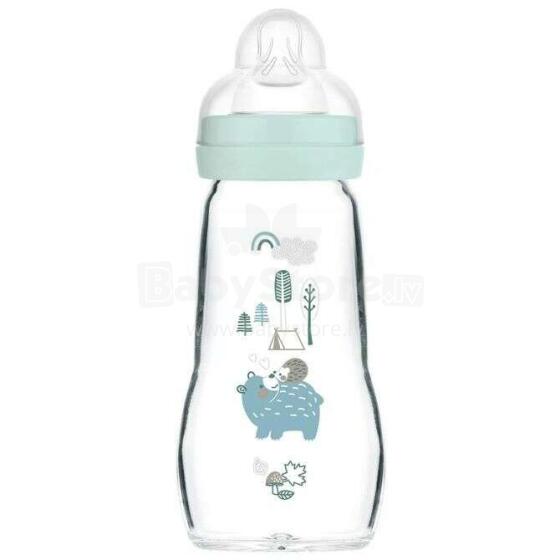 1247 GLASS BOTTLE 260ML FEEL GOOD FOREST BOY