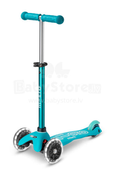 MICRO skrejritenis Mini Micro Deluxe LED Aqua, MMD076