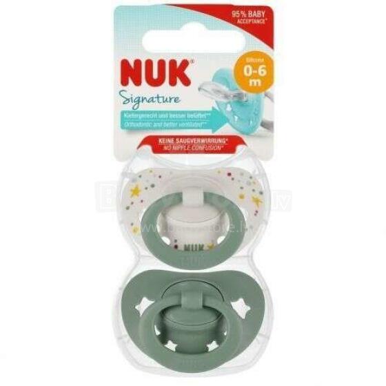 7209 SIGNATURE SILICONE pacifier 0-6 2PCS/BOX 540798, 175323