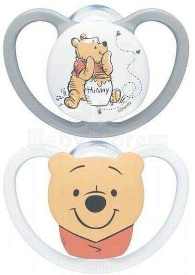 730907 SPACE SILICONE PACIFIER 0-6 2PCS/BOX