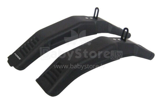 Dubļusargu komplekts Force BMX 16"-20" melns