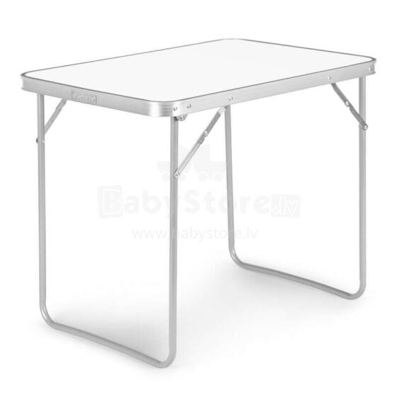 Saliekamais piknika galds 70x50cm balts