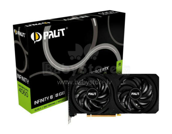 Видеокарта RTX 4060 INFINITY 2 8 ГБ GDDR6 128 бит