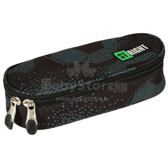 Ikonka Art.KX3759_1 Padded sachet pencil case with flap Football