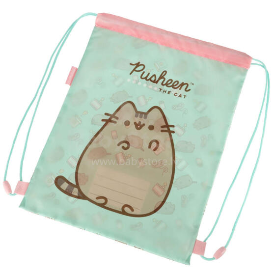 Ikonka Art.KX3766_2 Pusheen Mint bērnu apavu soma
