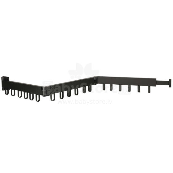 Ikonka Art.KX3850 Telescopic extension wall hanger 114cm black